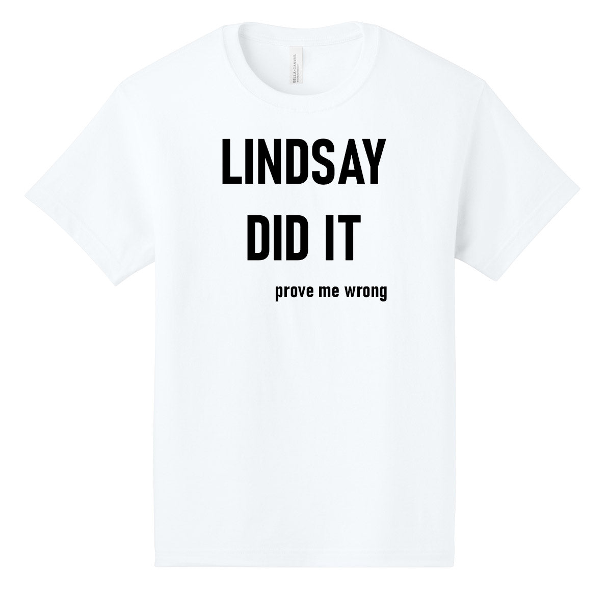 Lindsay Did It - White T-Shirt
